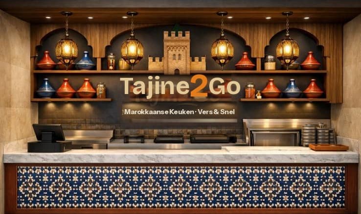 Tajine2Go winkel interieur in Gent